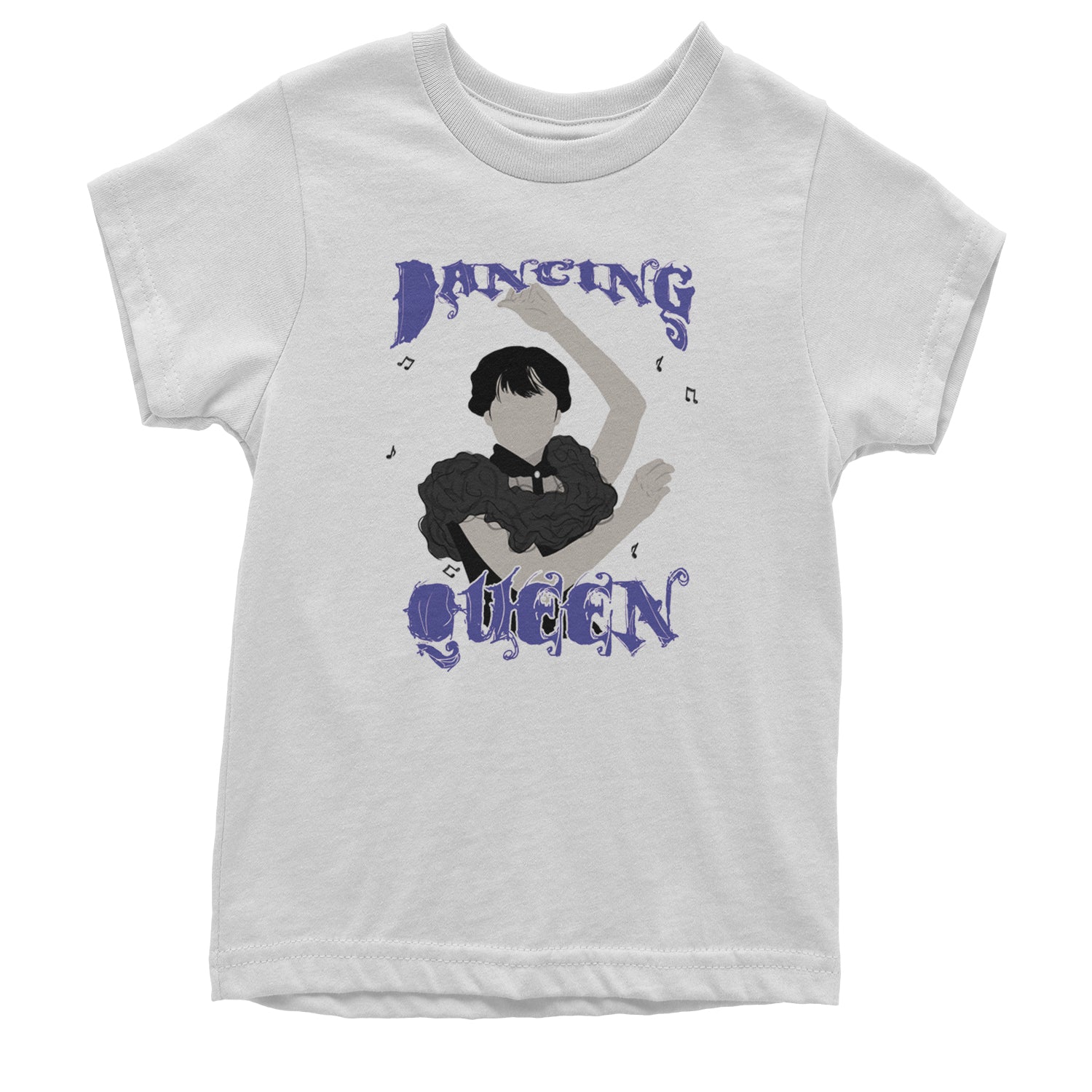 Wednesday Dancing Queen Youth T-shirt White