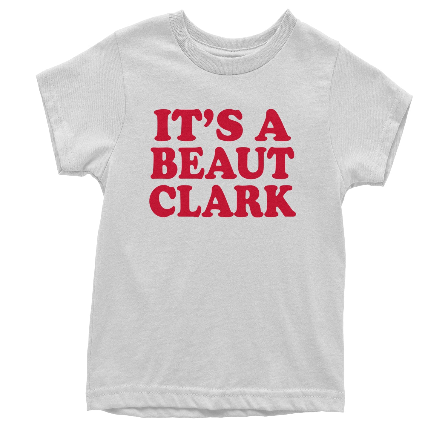 It's a Beaut Clark Festive Christmas Youth T-shirt White