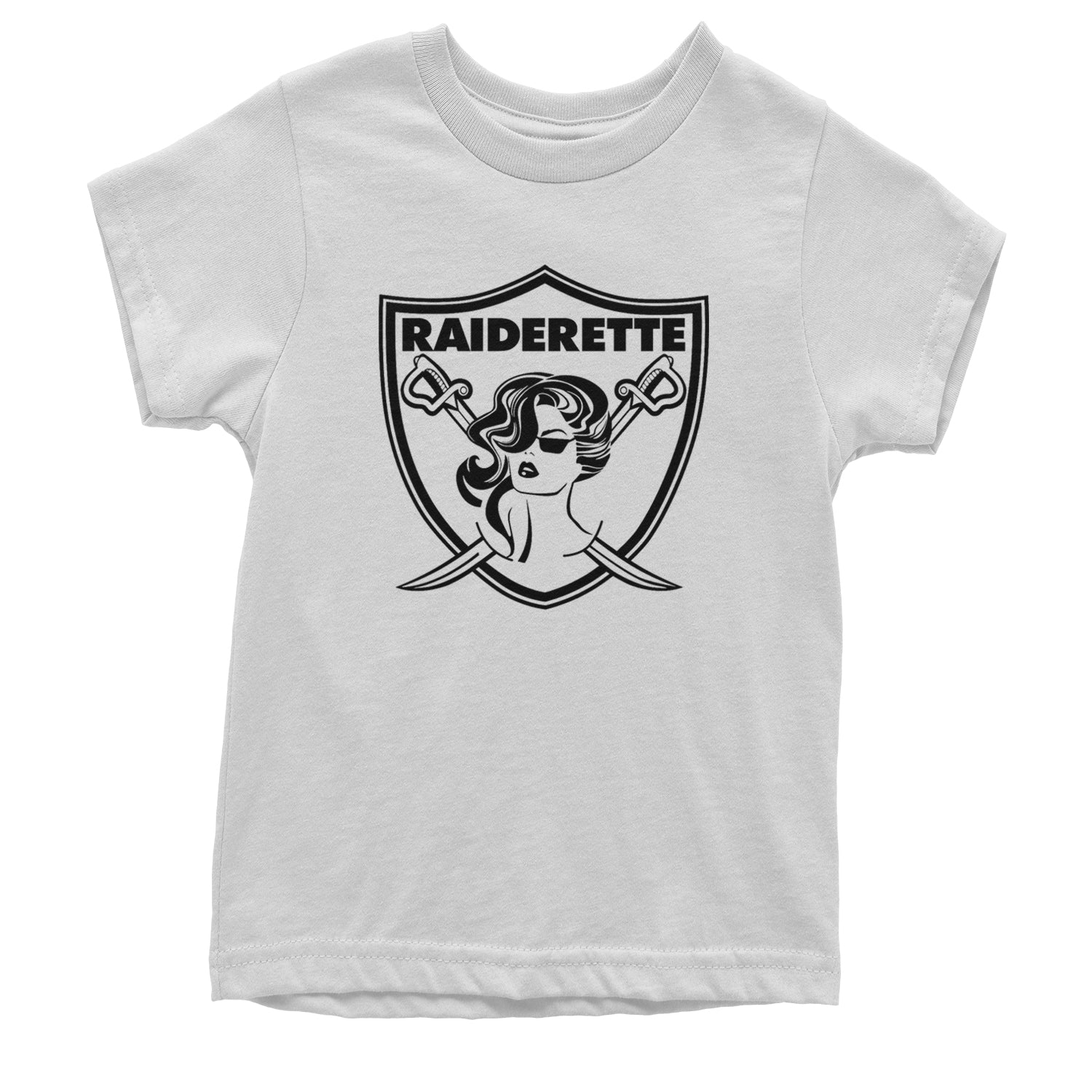 Raiderette Football Gameday Ready Youth T-shirt White