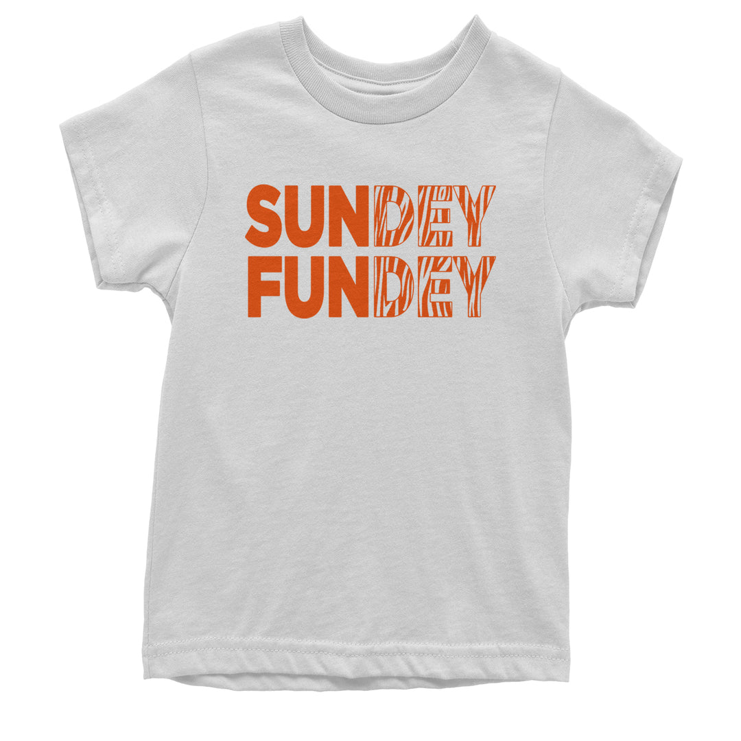 SunDEY FunDEY Sunday FundayYouth T-shirt White