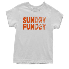 SunDEY FunDEY Sunday FundayYouth T-shirt White
