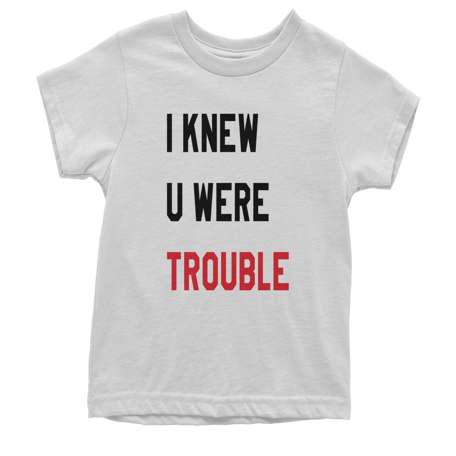 I Knew You Were Trouble New TTPD Era Youth T-shirt White