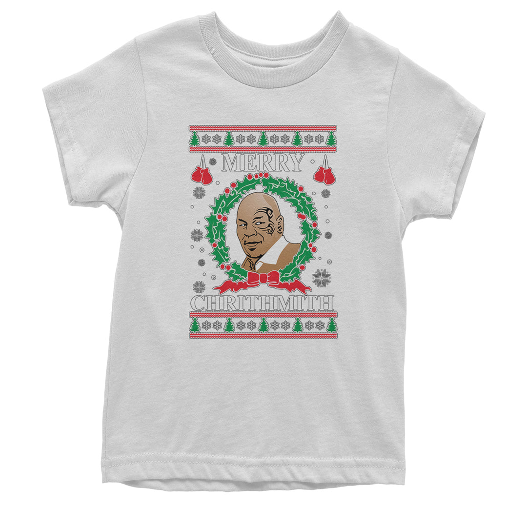 Merry Chrithmith Ugly Christmas Youth T-shirt White