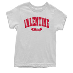 Valentines Vibes Youth T-shirt White