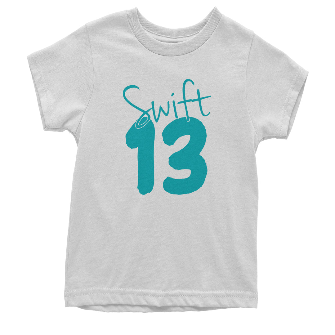 13 Swift 13 Lucky Number Era TTPD Youth T-shirt White