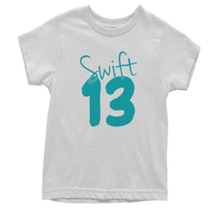13 Swift 13 Lucky Number Era TTPD Youth T-shirt White