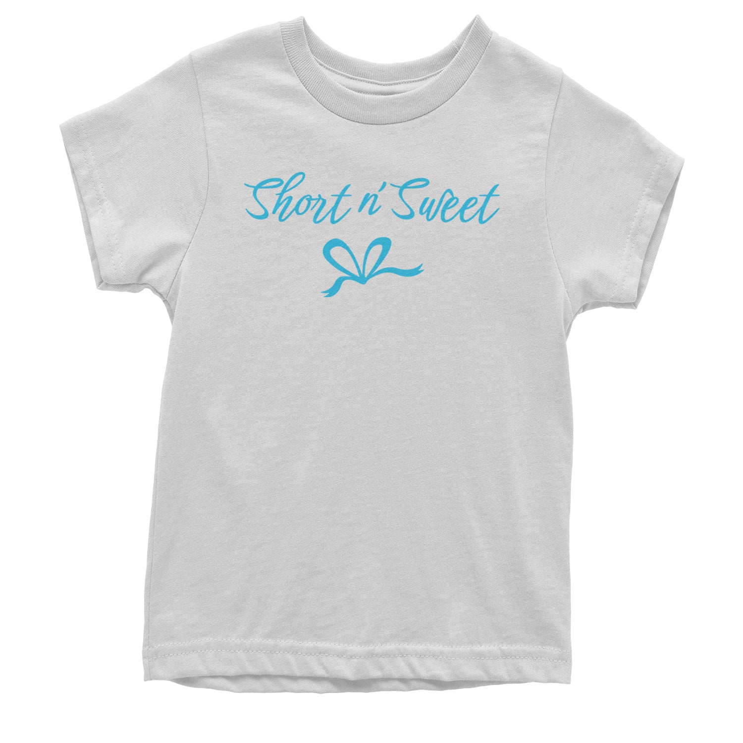 Bow Short N' Sweet Music Youth T-shirt White