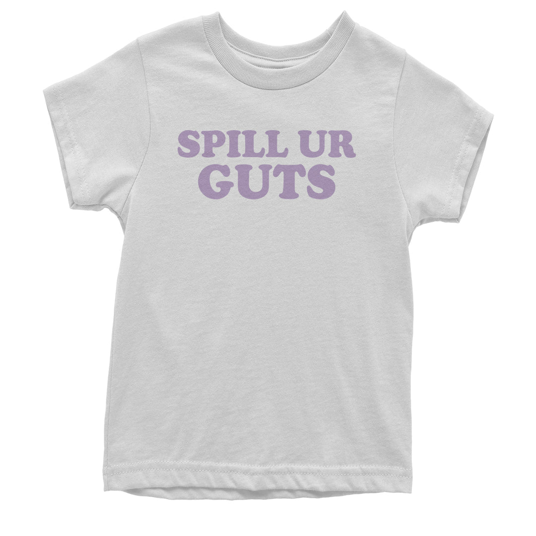 Spill Ur Guts Music Youth T-shirt White