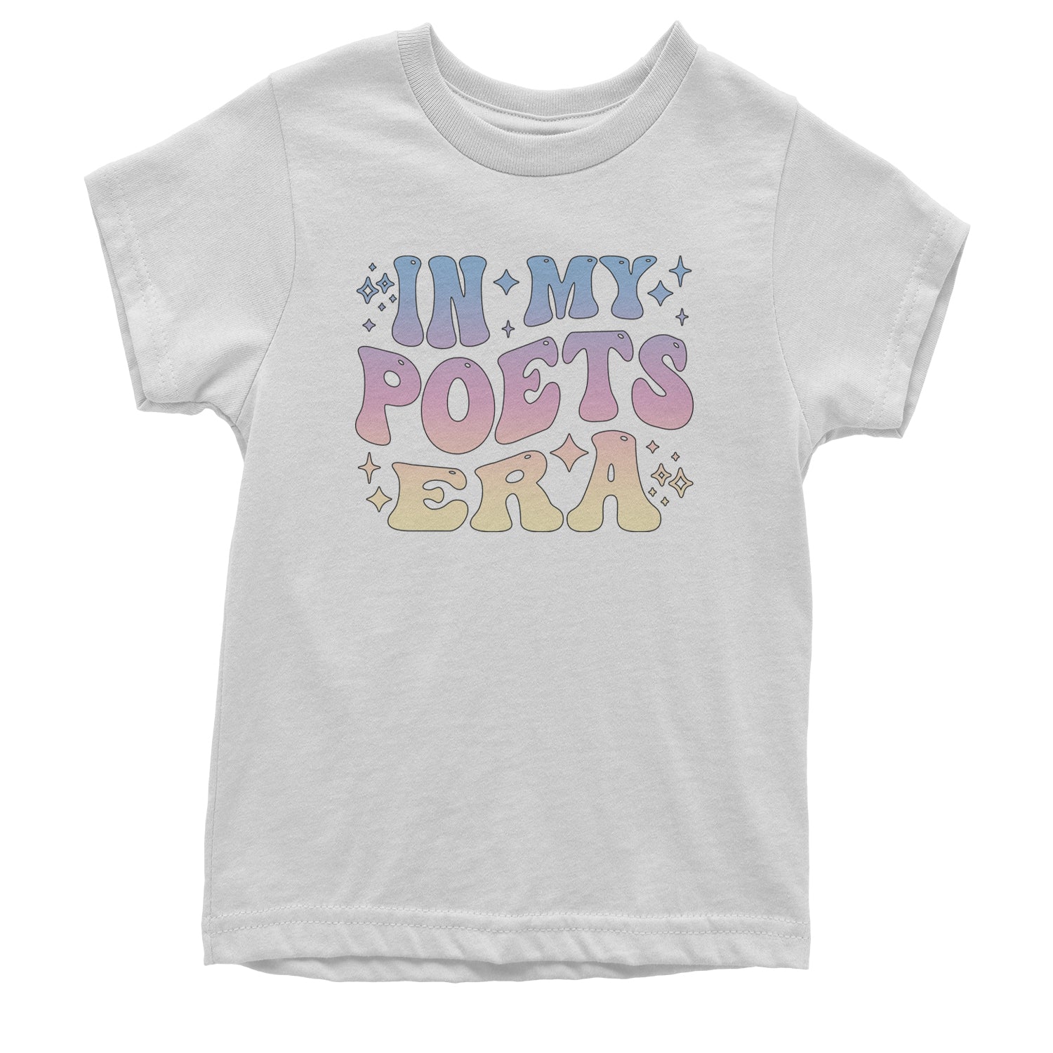 In My Poet Era Tie Dye TTPD Music Youth T-shirt White