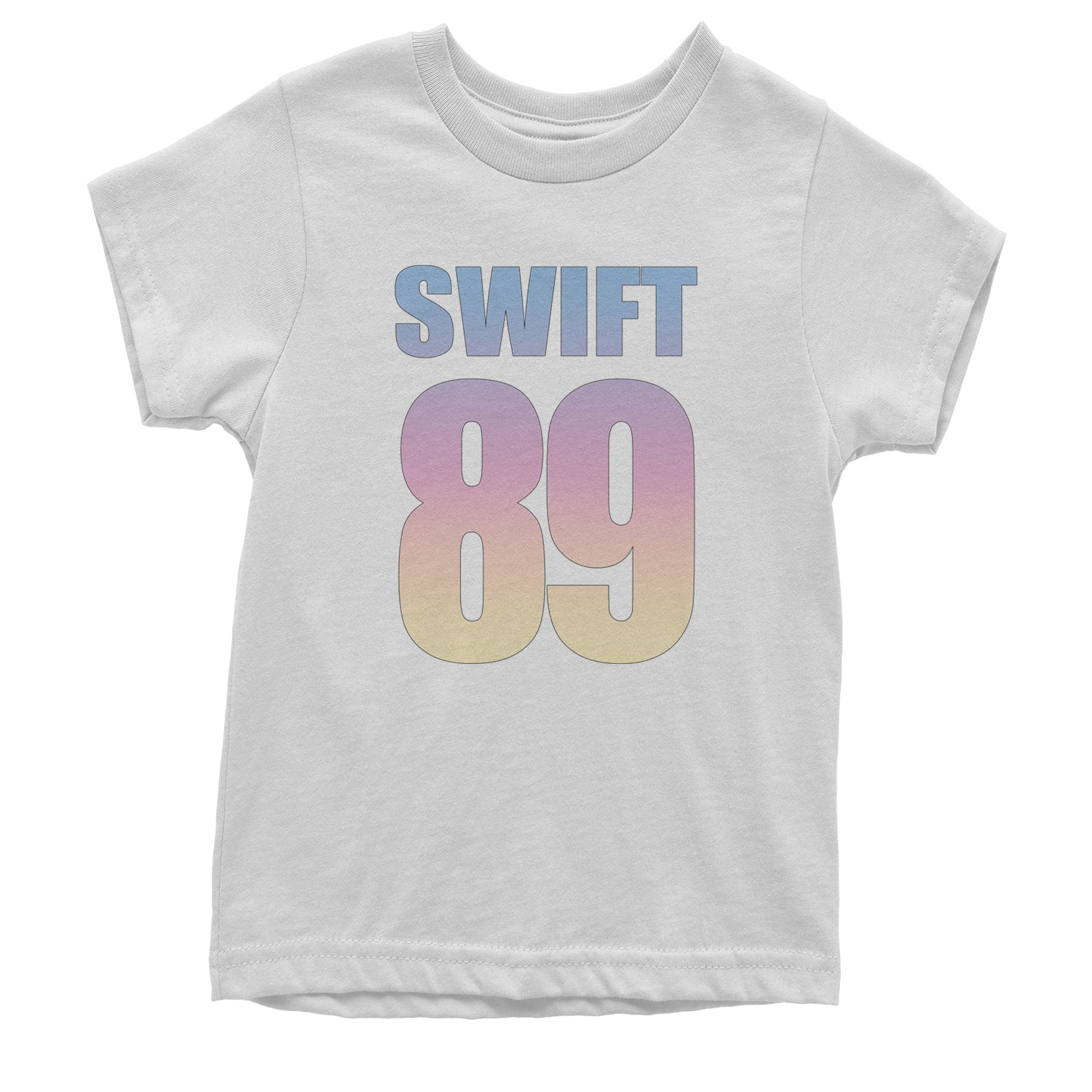 Lover Era Swift 89 Birth Year Music Fan TTPD Youth T-shirt White