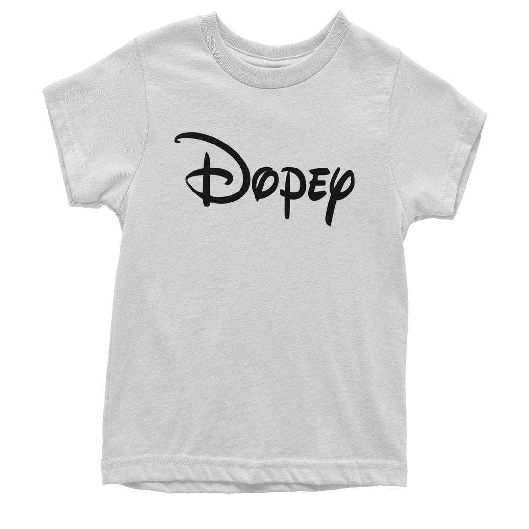 Dopey - 7 Dwarfs Costume Youth T-shirt White