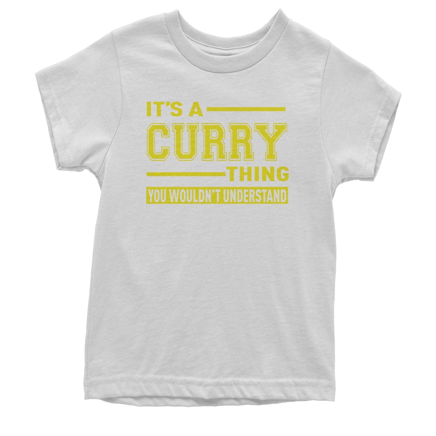 It's A Curry Thing, You Wouldn't Understand Basketball Youth T-shirt White