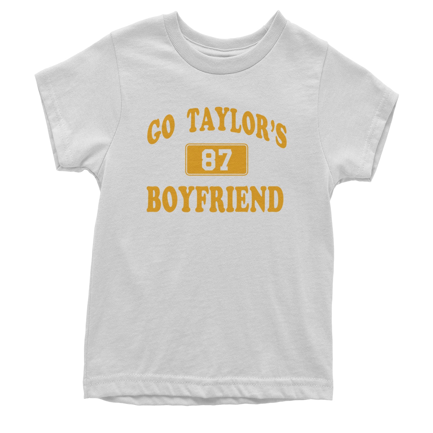 Go Taylor's Boyfriend Kansas City Youth T-shirt White