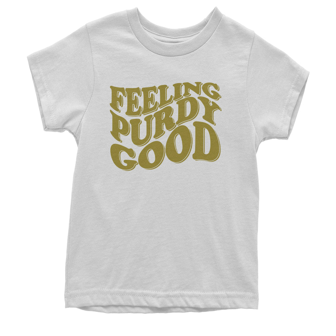 Feeling Purdy Good San Francisco Youth T-shirt White