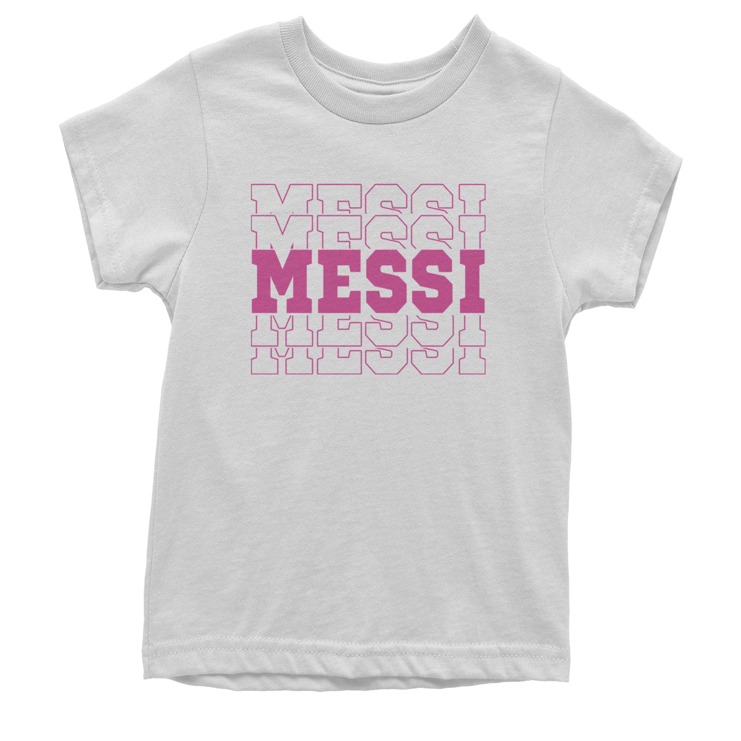 Messi Miami Futbol Youth T-shirt White