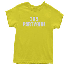 365 Party Girl Brat Girl Summer Youth T-shirt Yellow
