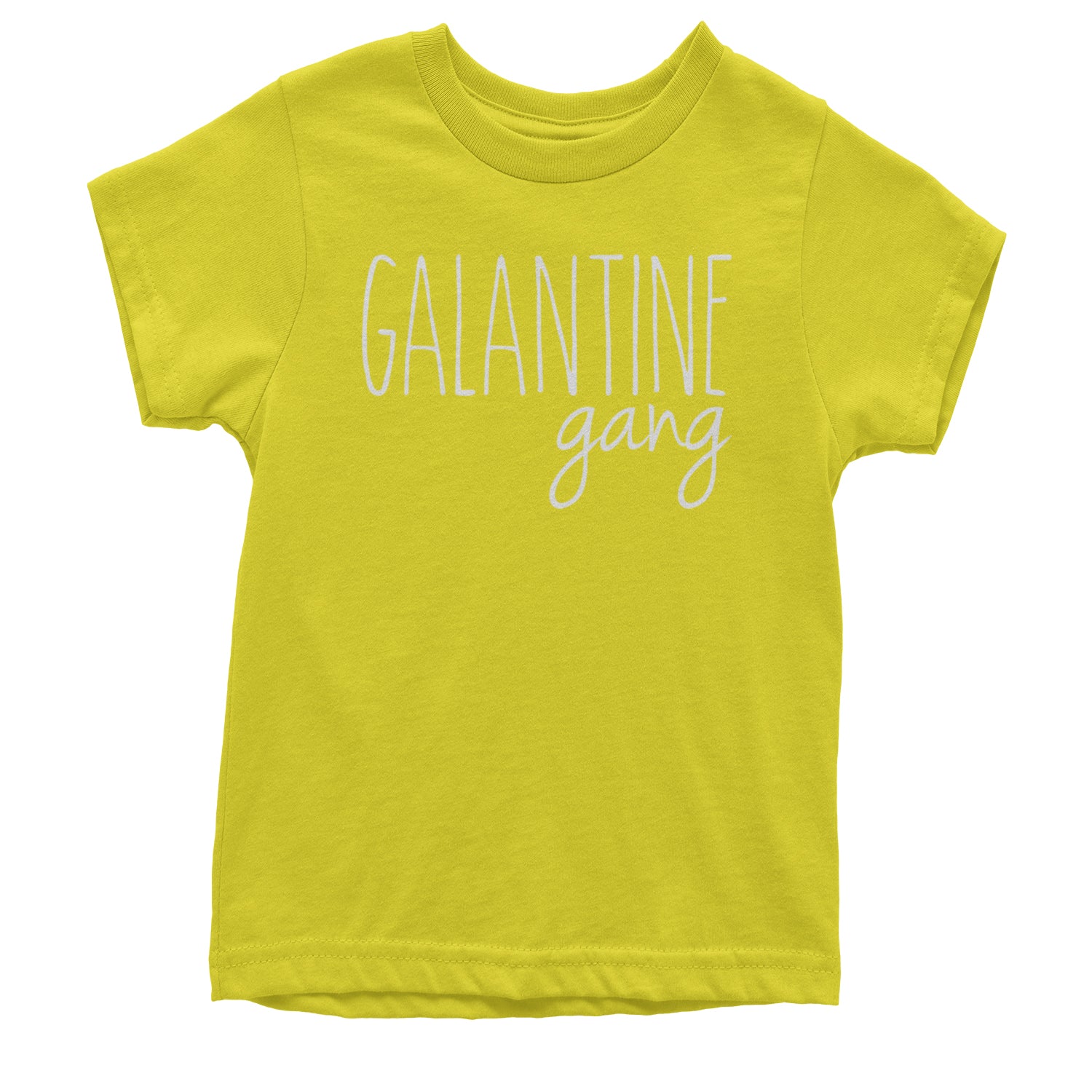 Galentine Gang Valentine's Shirt Youth T-shirt Yellow