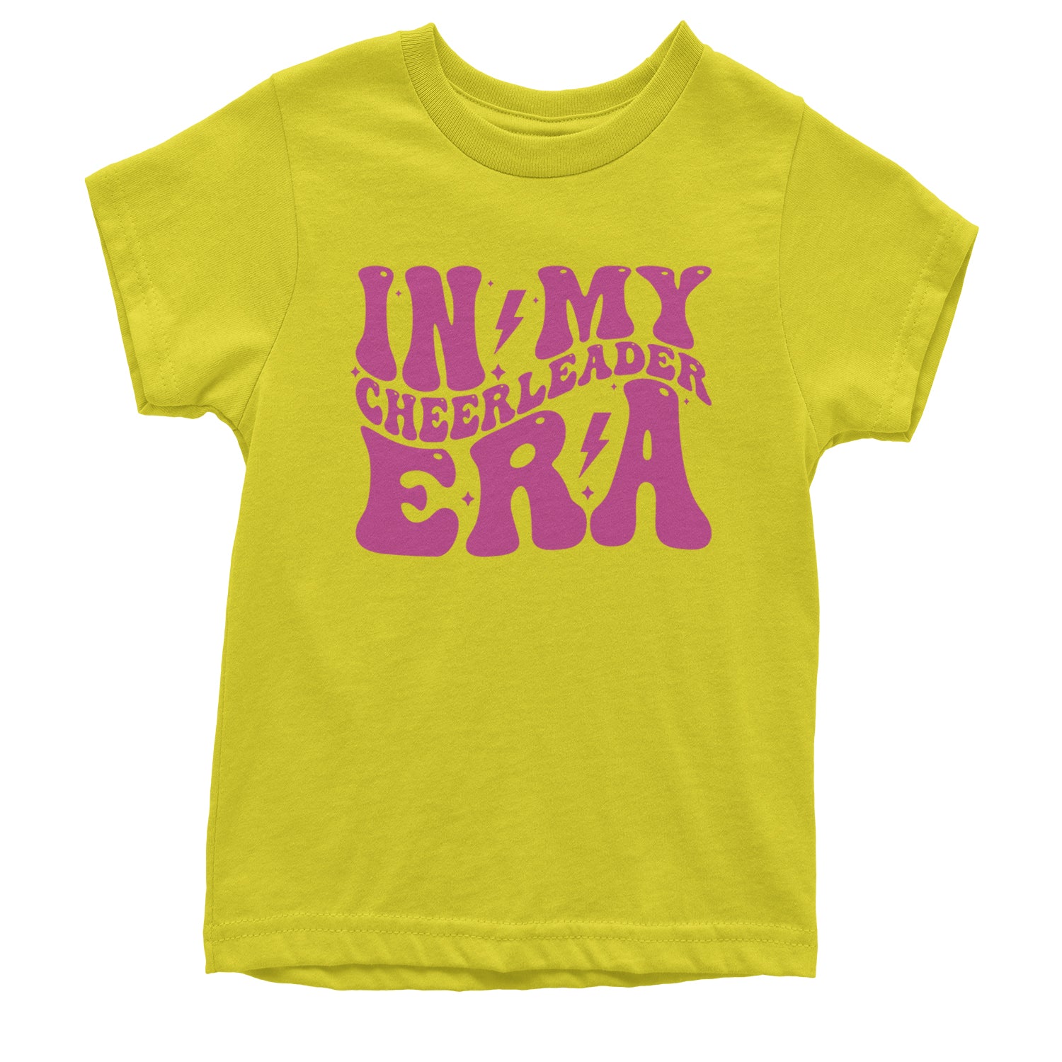 In My Cheerleader Era Youth T-shirt Yellow