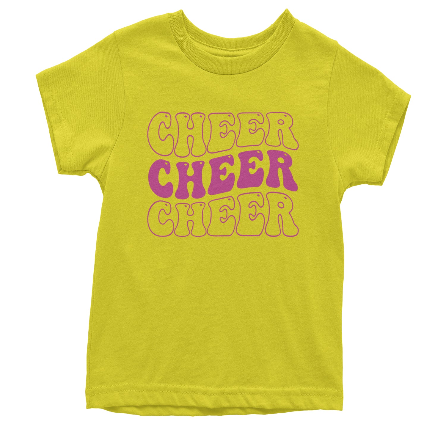 Cheer Cheer Cheer Youth T-shirt Yellow