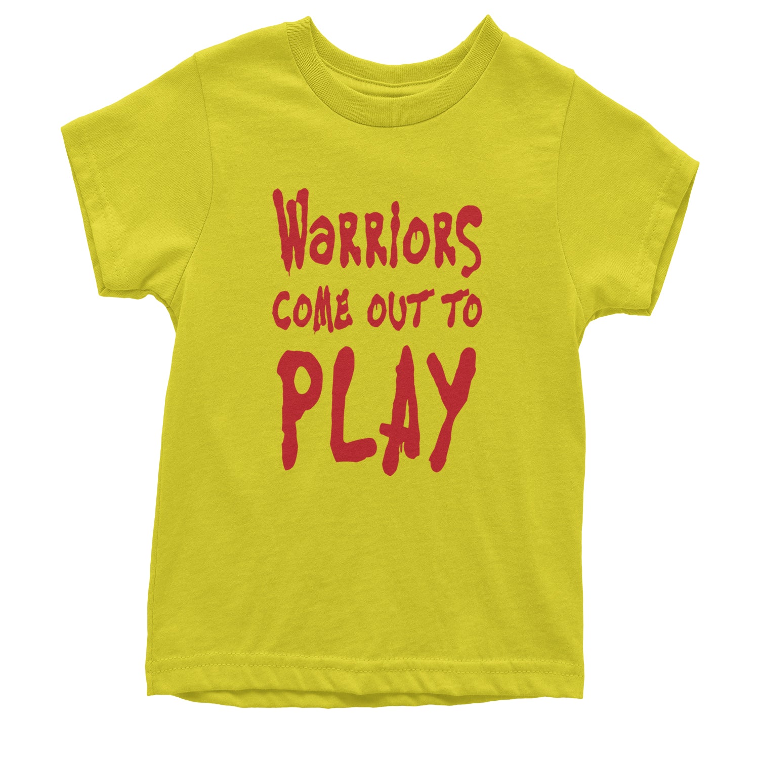 Warriors Come Out To Play  Youth T-shirt Yellow