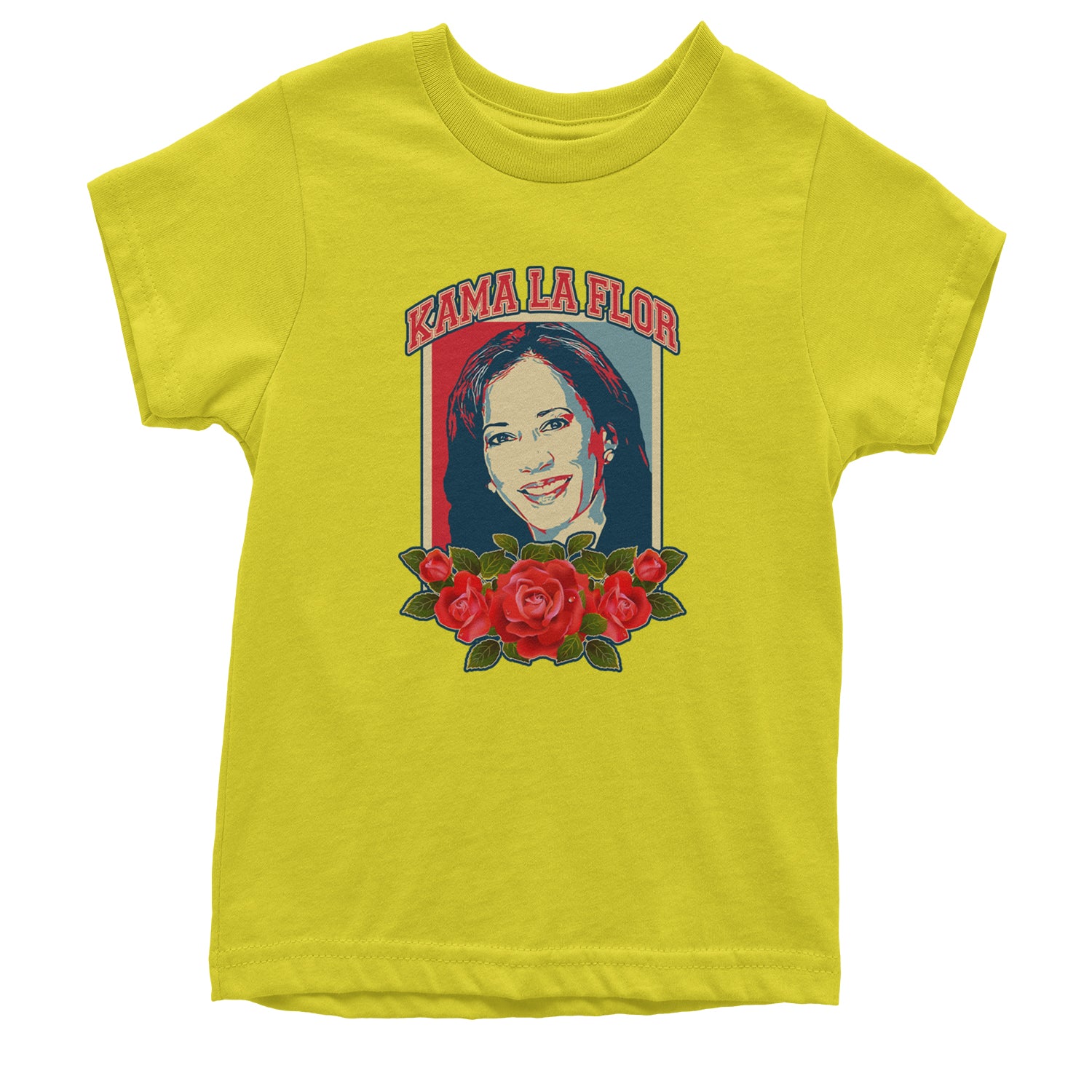 Kama La Flor Kamala Como La Flor Youth T-shirt Yellow