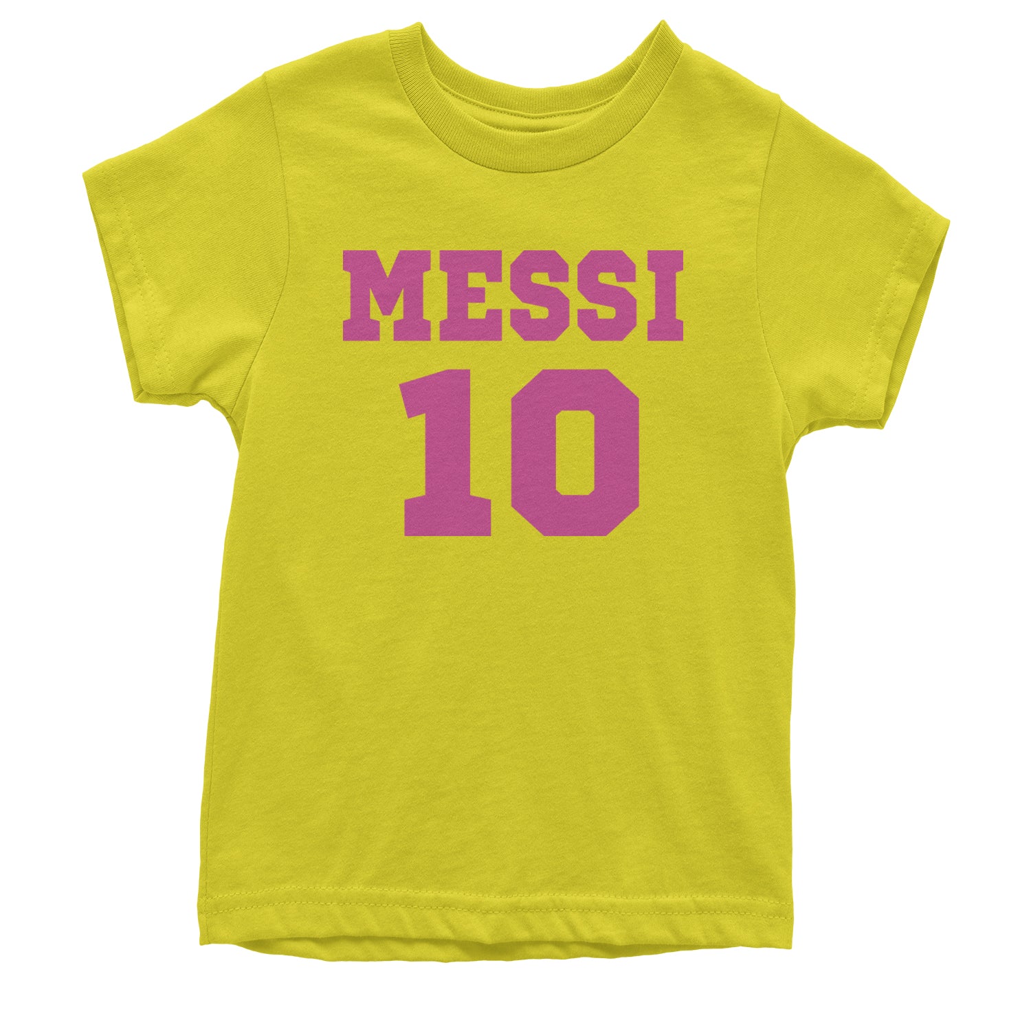 Messi World Soccer Futbol Messiami Youth T-shirt Yellow