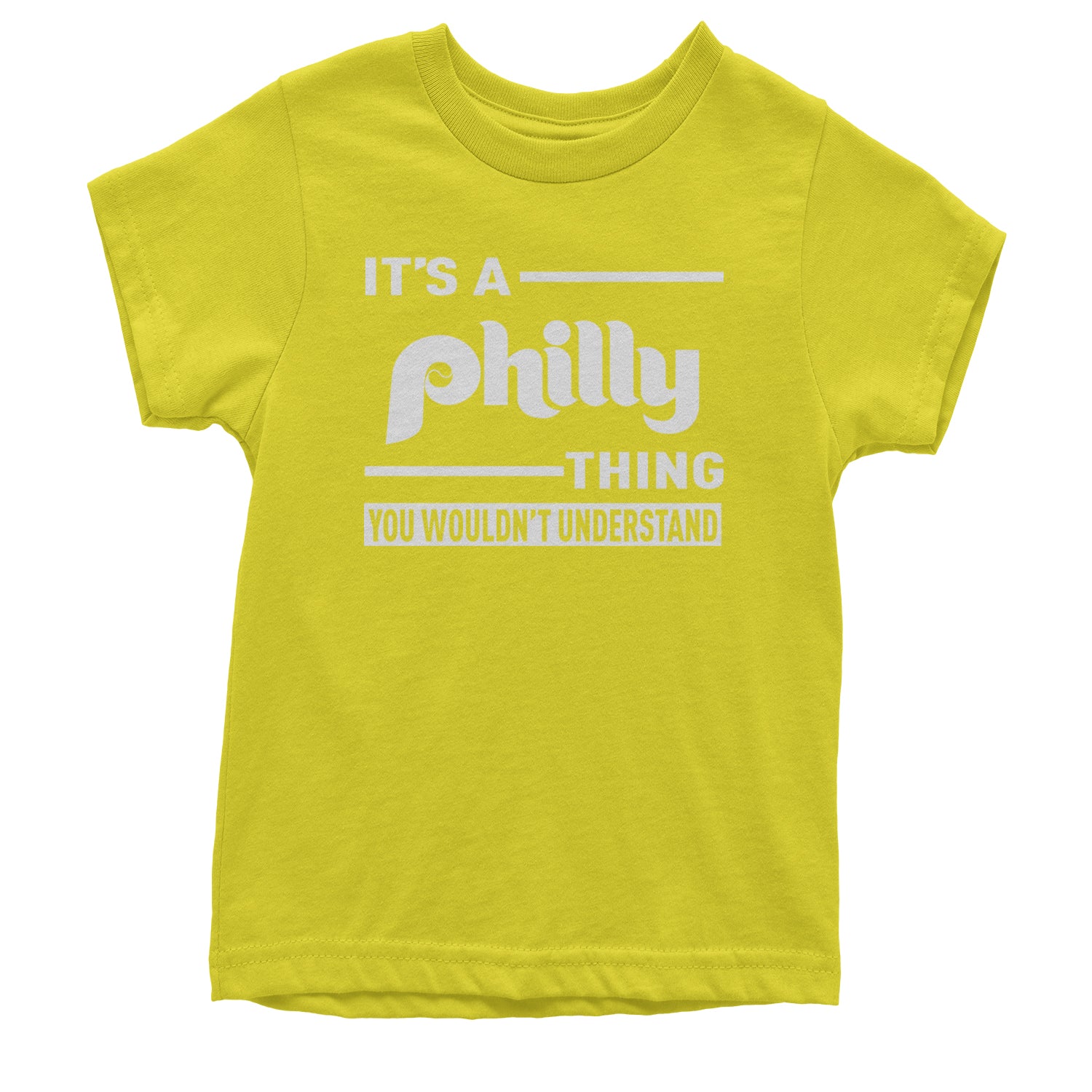 It's A Philly Thing, You Wouldn't Understand Youth T-shirt Yellow