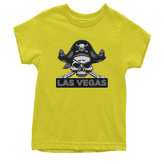 Raider Skull Straight Outta Las Vegas Youth T-shirt Yellow