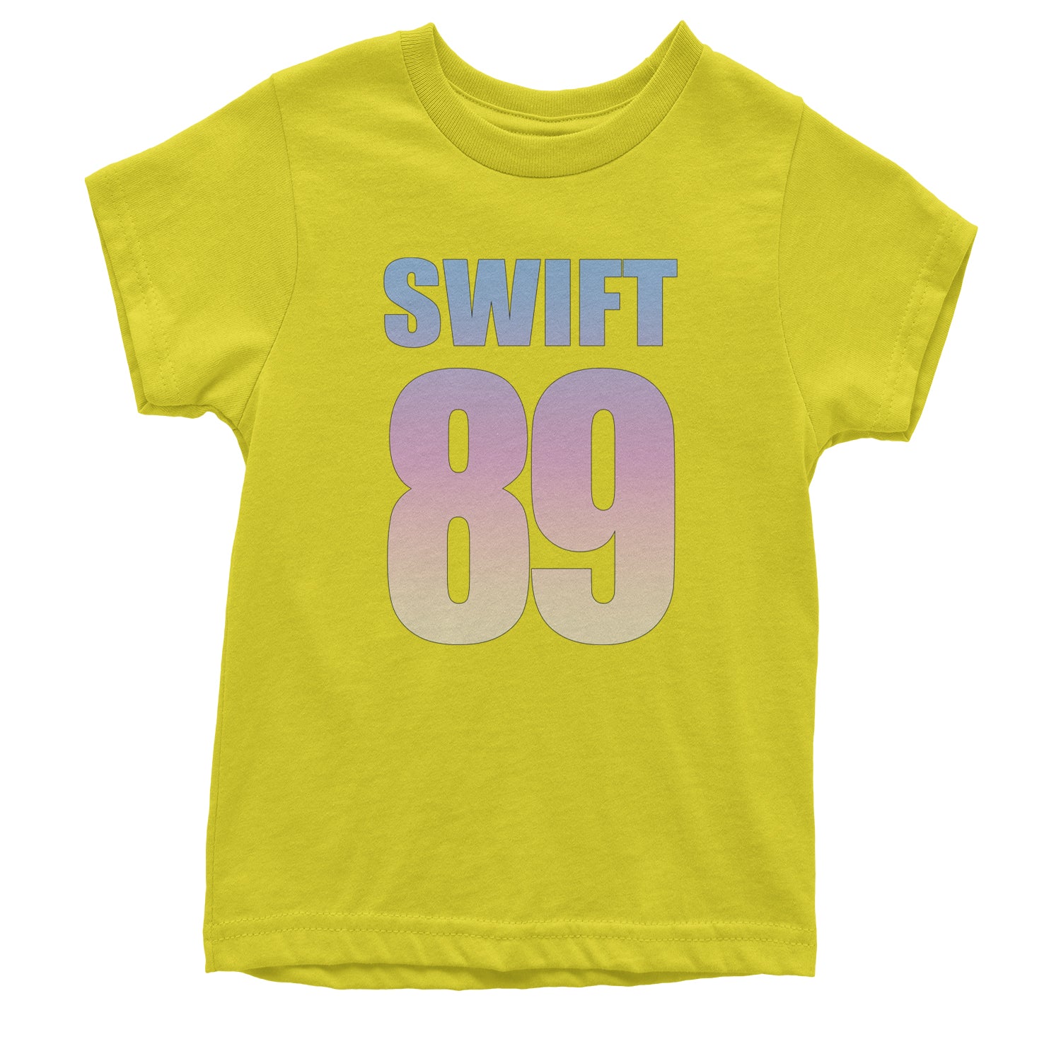 Lover Era Swift 89 Birth Year Music Fan TTPD Youth T-shirt Yellow