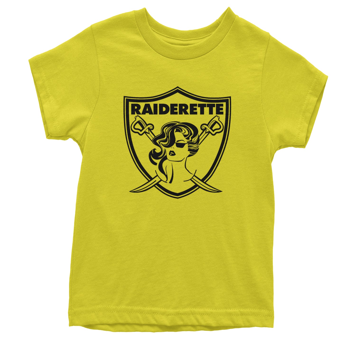 Raiderette Football Gameday Ready Youth T-shirt Yellow