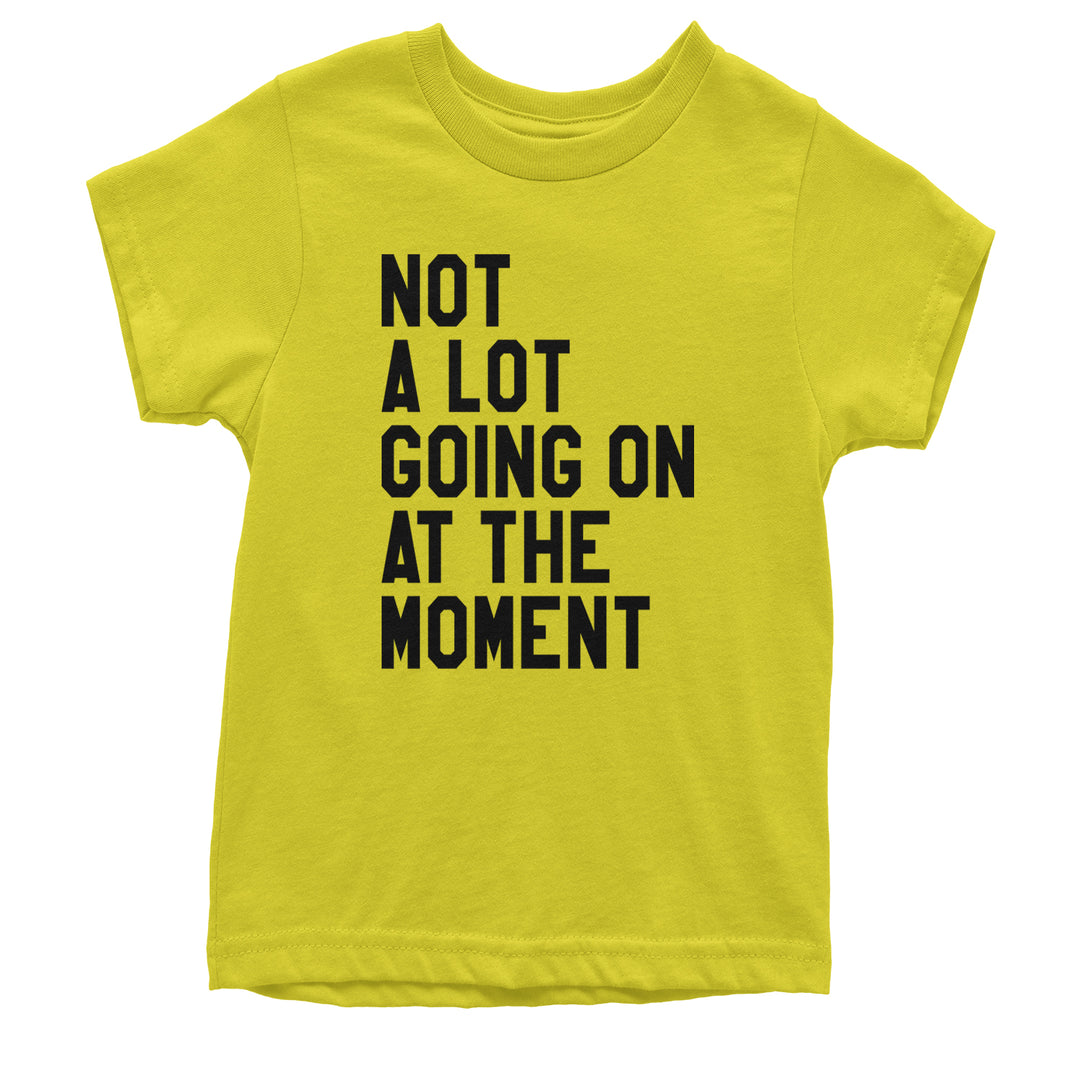 NOT A Lot Going On At The Moment Feeling 22 TTPD Youth T-shirt Yellow