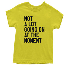 NOT A Lot Going On At The Moment Feeling 22 TTPD Youth T-shirt Yellow