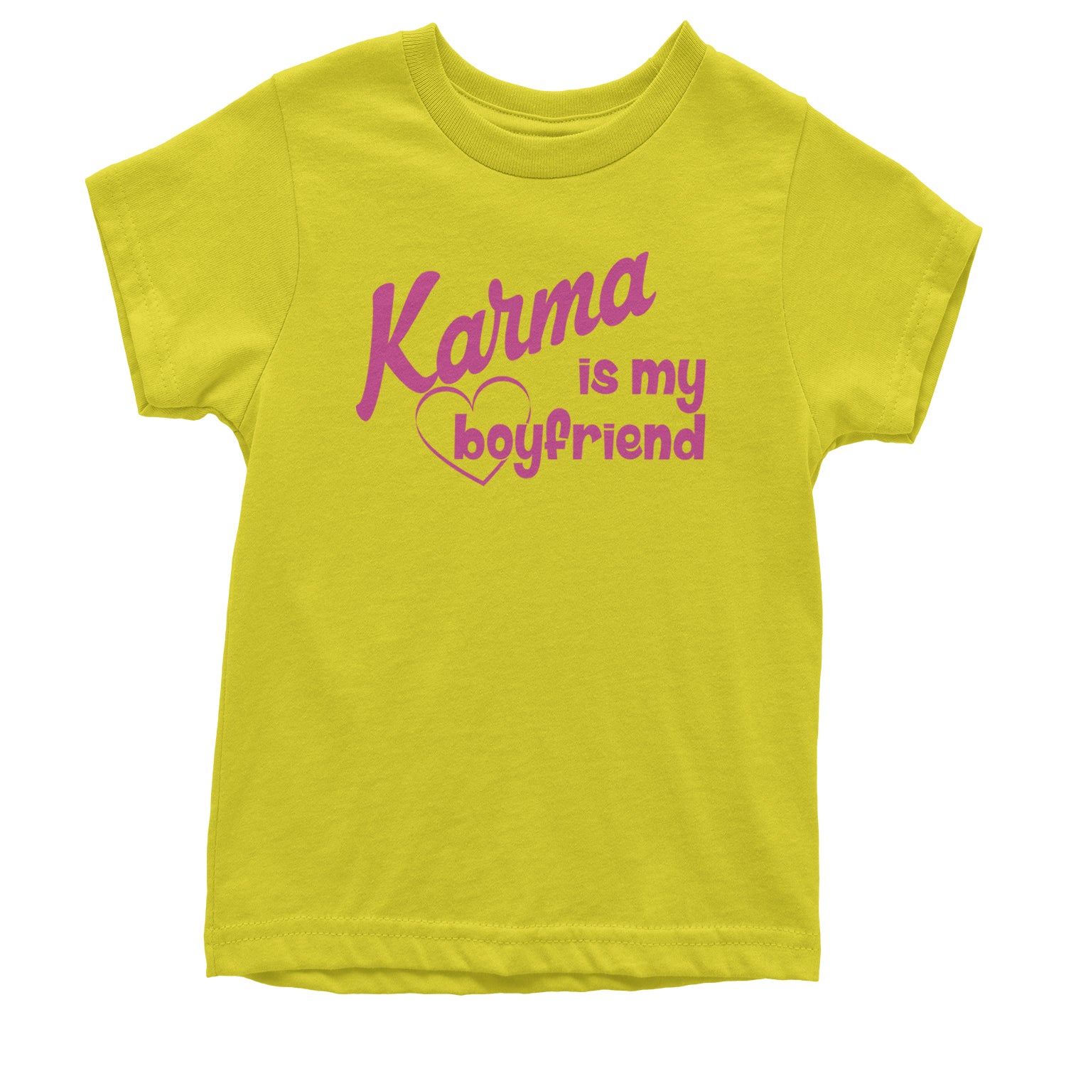 Karma Is My Boyfriend Midnight Eras  Youth T-shirt Yellow