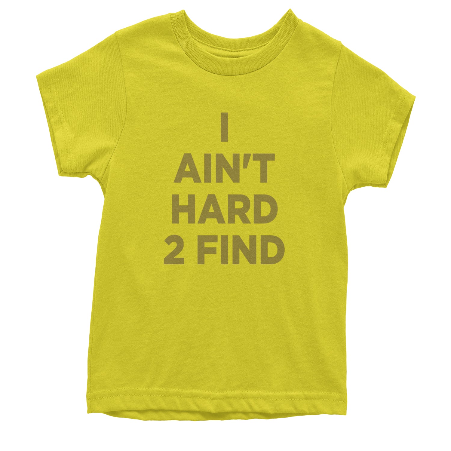 I Ain't Hard To Find Coach Prime Youth T-shirt Yellow