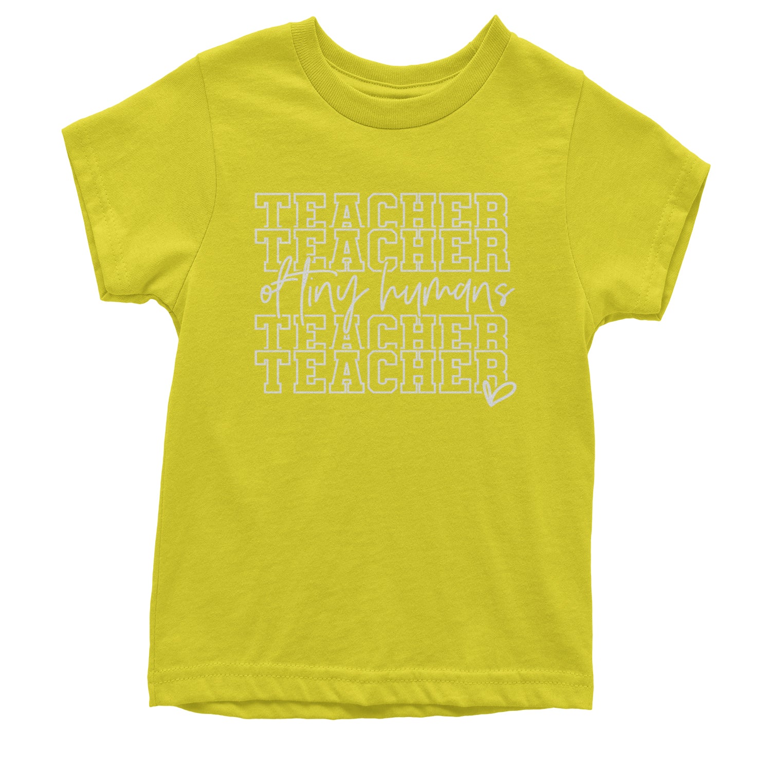 Teacher Of Tiny Humans Youth T-shirt Yellow