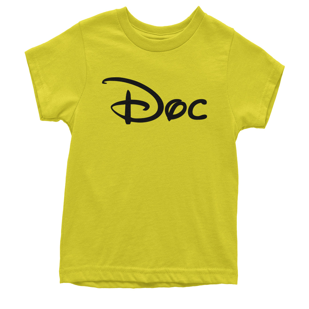 Doc - 7 Dwarfs Costume Youth T-shirt Yellow