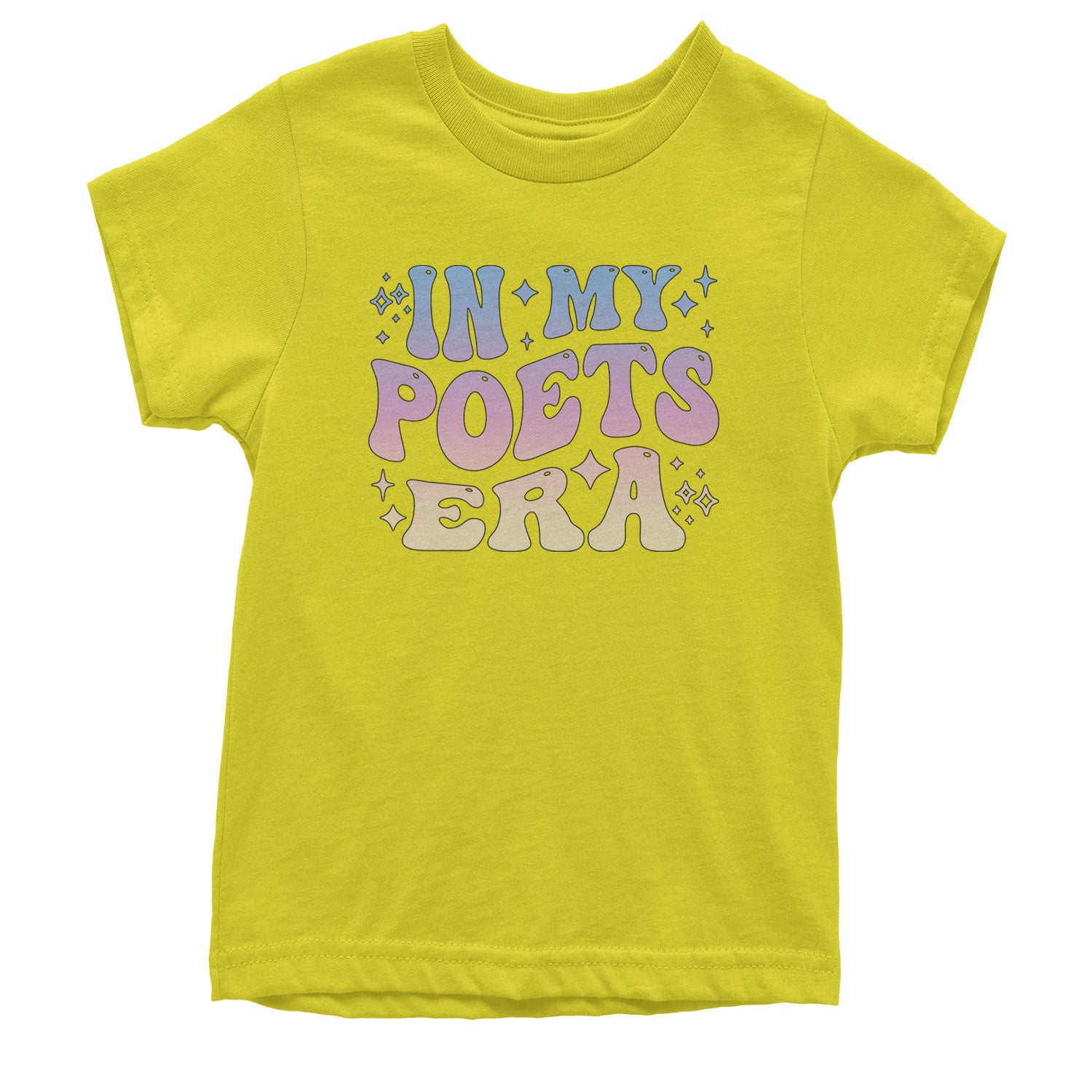 In My Poet Era Tie Dye TTPD Music Youth T-shirt Yellow