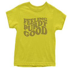 Feeling Purdy Good San Francisco Youth T-shirt Yellow