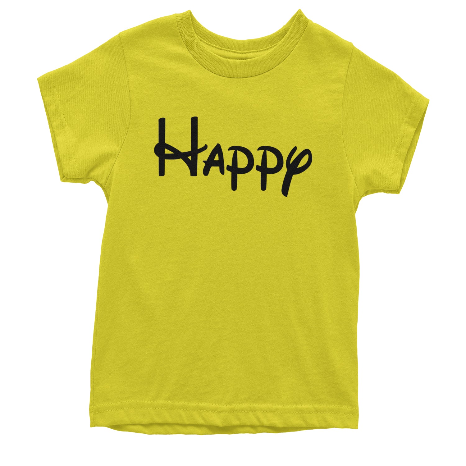 Happy - 7 Dwarfs Costume Youth T-shirt Yellow