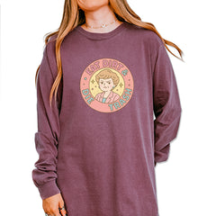 Eat Dirt And Die, Trash Golden Girls Vintage Soft Long-Sleeve T-shirt Berry