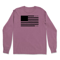 Redacted American Flag Vintage Soft Long-Sleeve T-shirt 