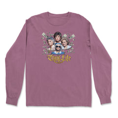 Golden Chain Thug Life Girls Vintage Soft Long-Sleeve T-shirt 