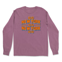 Go New York Go Basketball Vintage Soft Long-Sleeve T-shirt 
