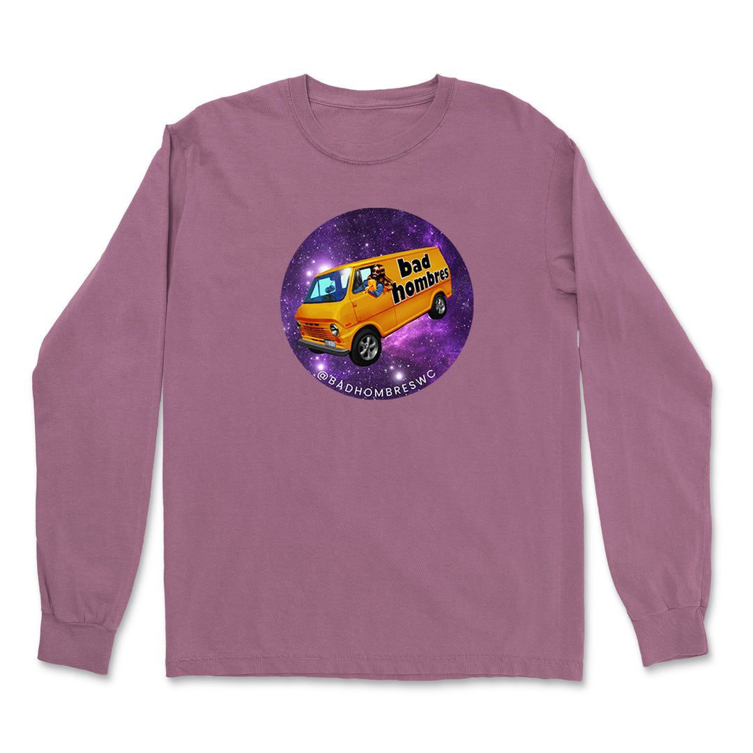 Bad Hombres Space West Chester Band Vintage Soft Long-Sleeve T-shirt 