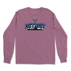 Detroit Motor City Retro Piston Vintage Soft Long-Sleeve T-shirt 
