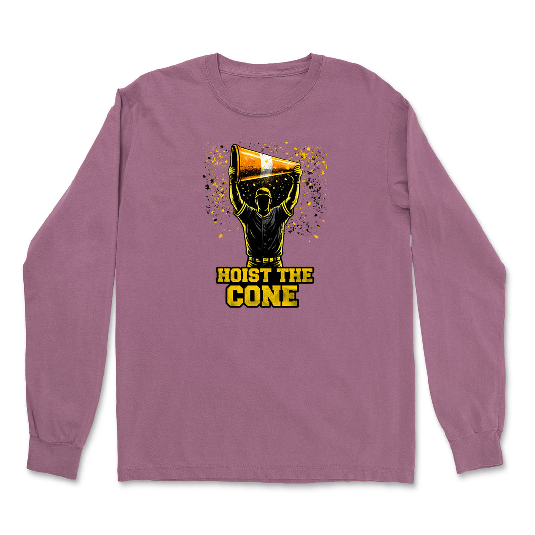 Hoist The Cone Pittsburgh Pride Vintage Soft Long-Sleeve T-shirt 