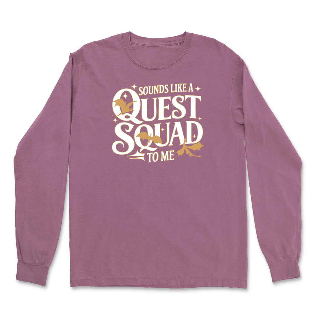 Sounds Like A Quest Squad To Me Empyrean Vintage Soft Long-Sleeve T-shirt 