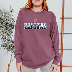 Chicago Chi-Town City Pride Vintage Soft Long-Sleeve T-shirt 