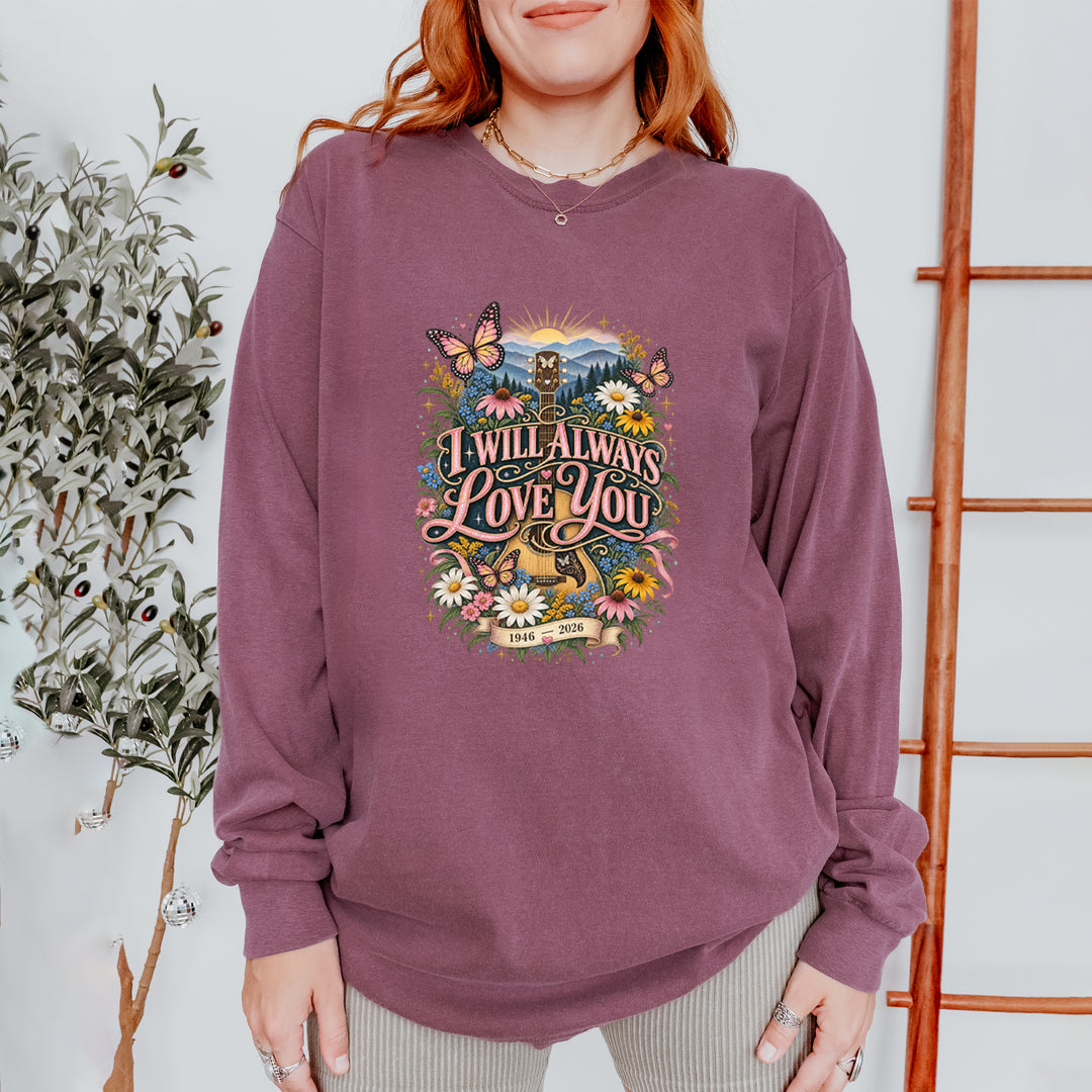 I Will Always Love You Dolly Vintage Soft Long-Sleeve T-shirt 