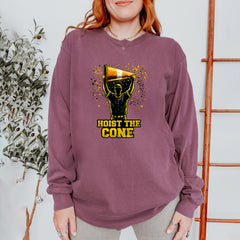 Hoist The Cone Pittsburgh Pride Vintage Soft Long-Sleeve T-shirt 